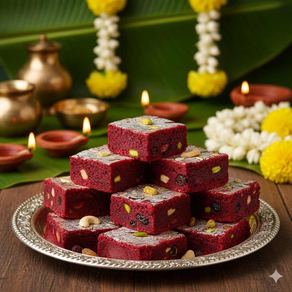 Beetroot Burfi