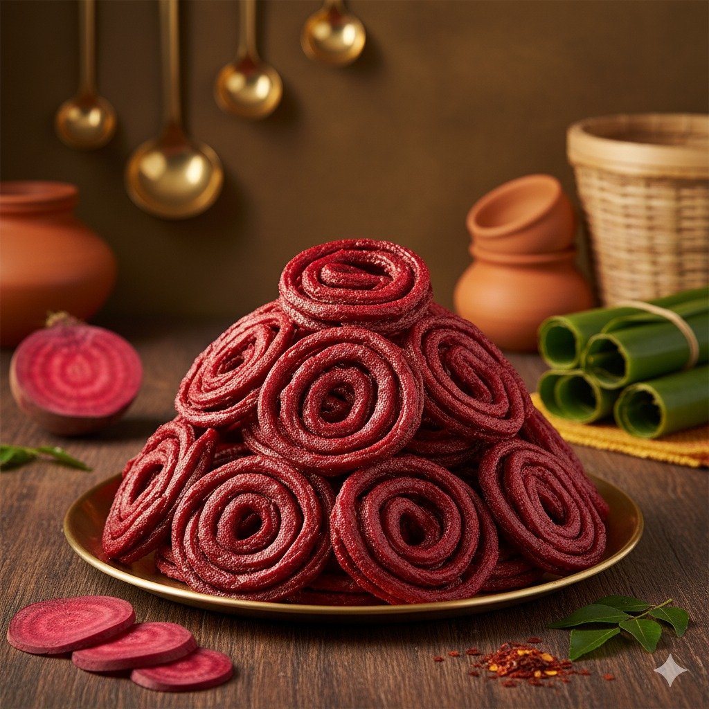Beetroot Murukulu