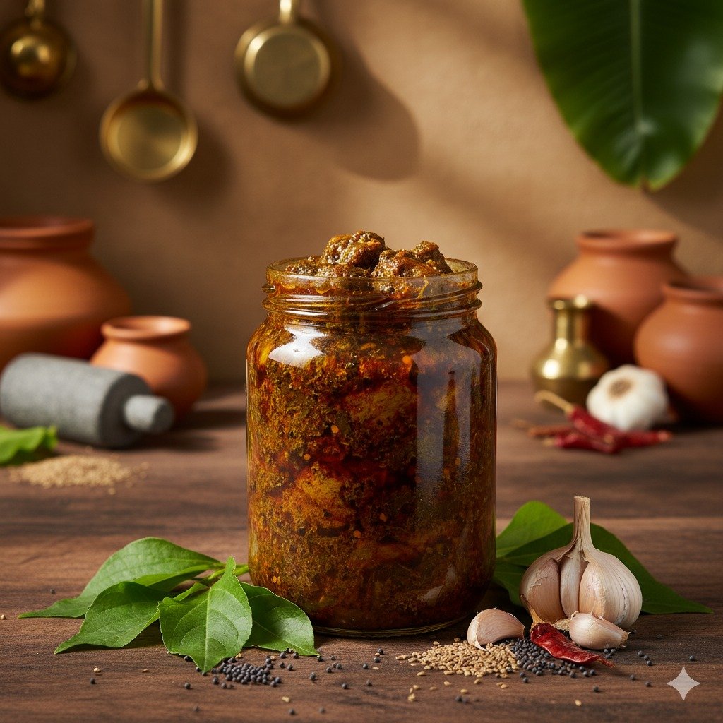 Gongura Mutton Boti Pickle