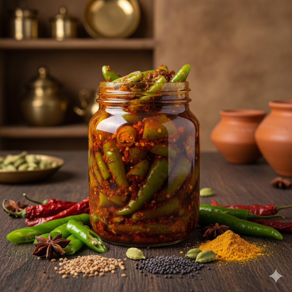 Green Chilli Pickle